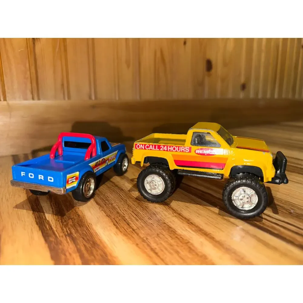 Vintage 1982 & 1987 Remco Mini Trucks Set Of 2 - Picture 4 of 7